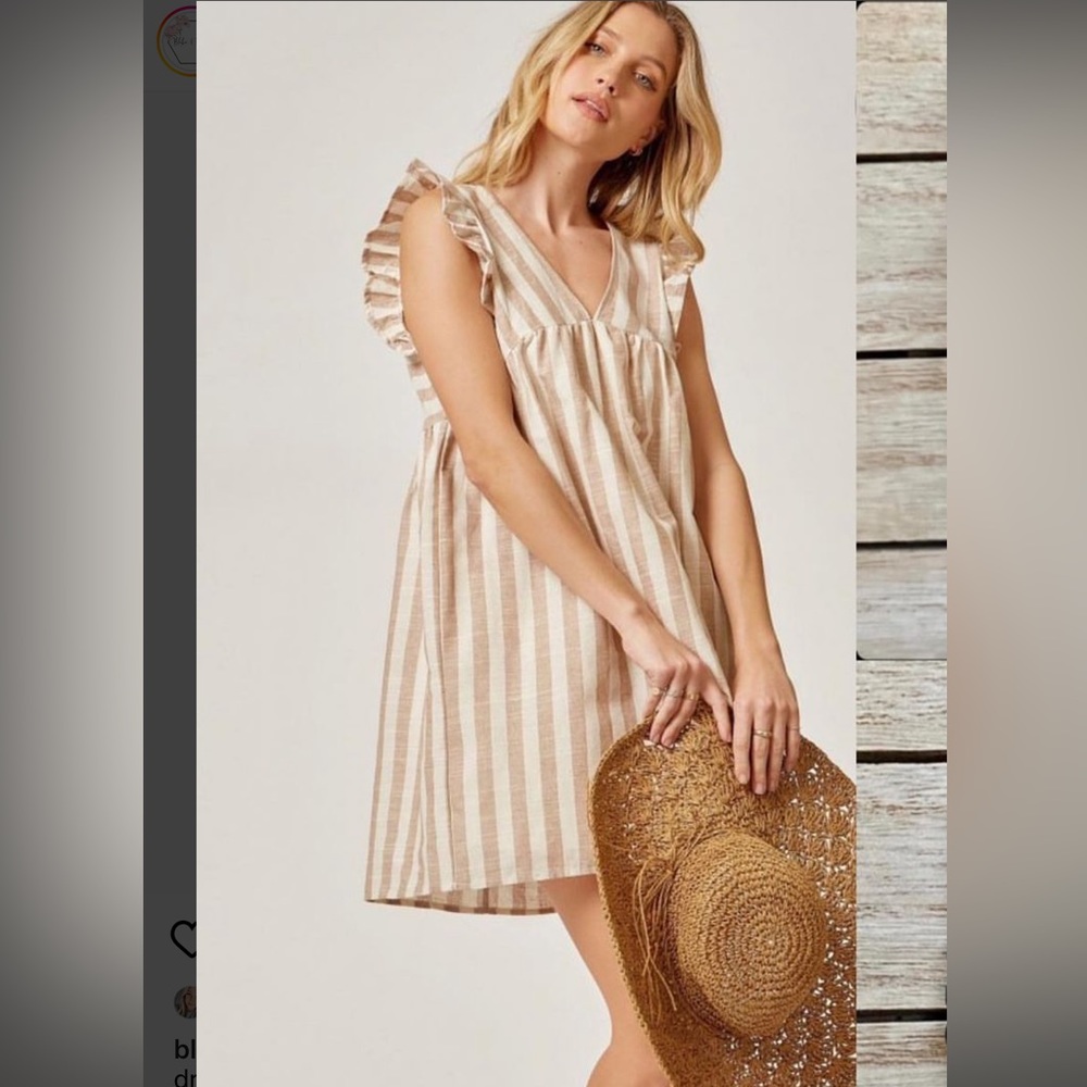 Poise dress striped